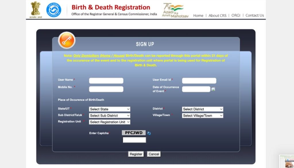 Birth Certificate Online